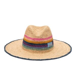 Etro Woven Stripe Sun Hat in Nude